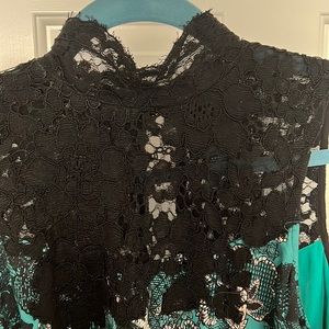 Maeve Green and Black dress